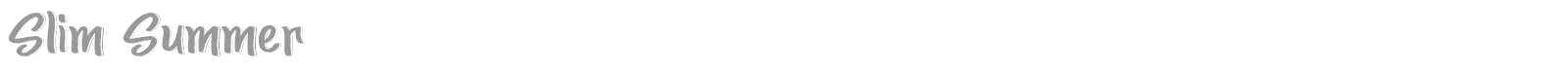 Slim Summer font preview